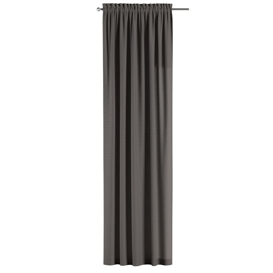 Zasłona na kanale z grzywką 1 szt. 130x245 grafit