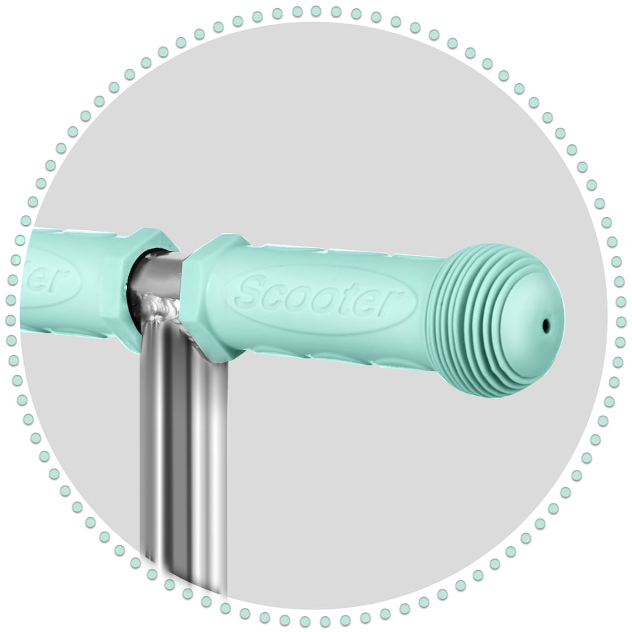 Hulajnoga trójkołowa balansowa dla dzieci 3w1 Ricokids Buggy miętowa