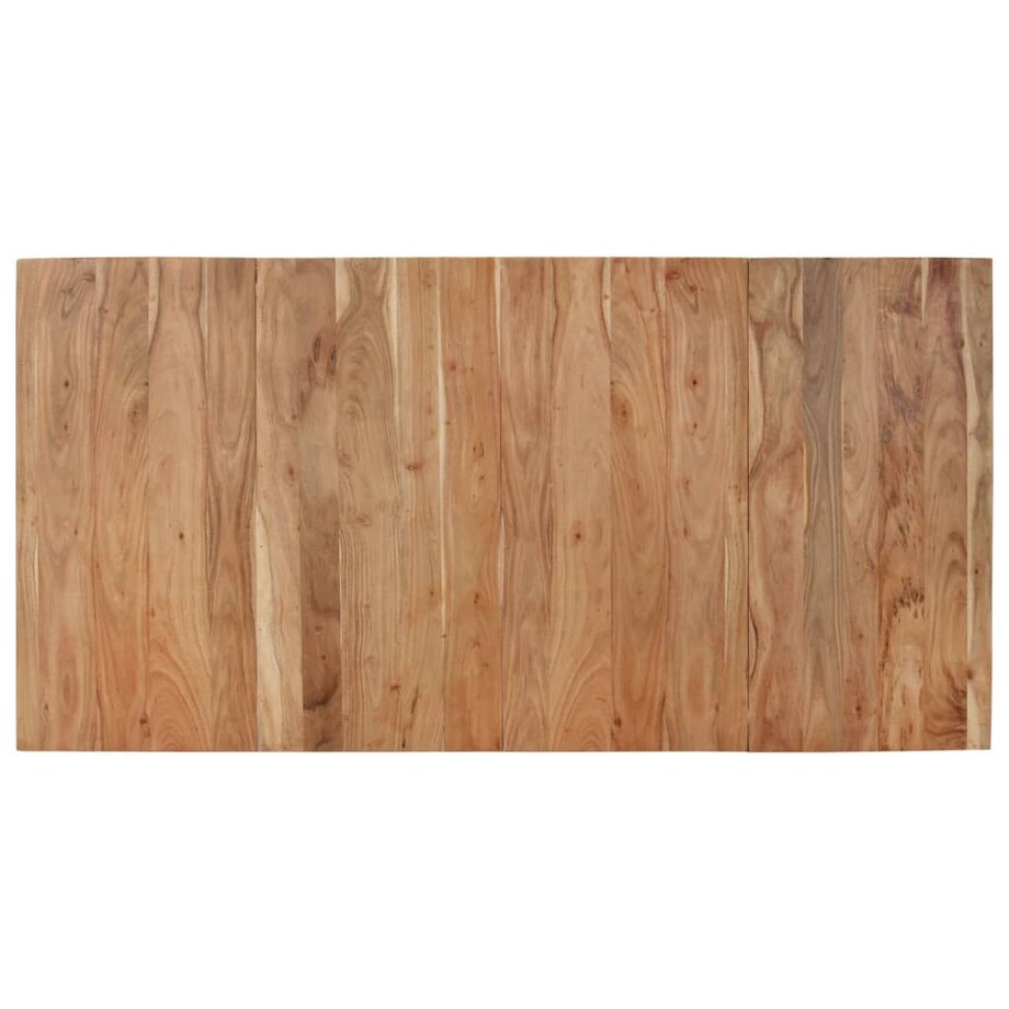 vidaXL Stół do jadalni, czarny, 180x90x77 cm, lite drewno akacjowe