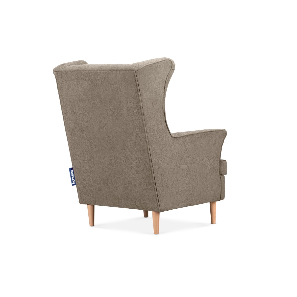 KONSIMO STRALIS Fotel, kolor brązowy