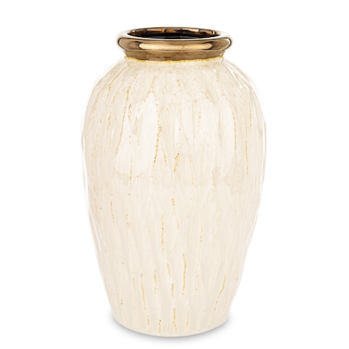 Wazon ceramiczny 32x19x19 cm MEEKE biały