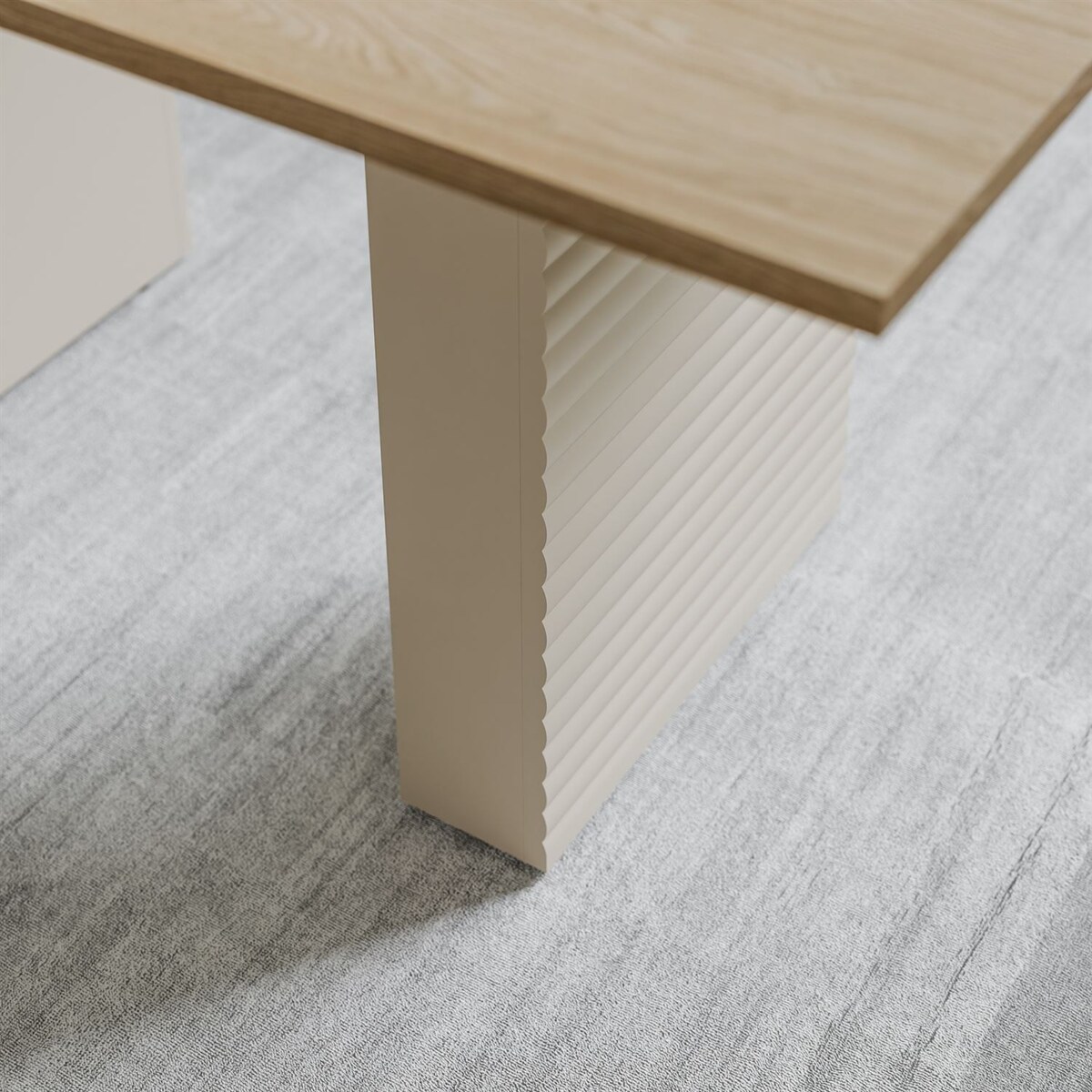 Stół rozkładany FLORENCE 140-180cm, dąb olejowany / kaszmir