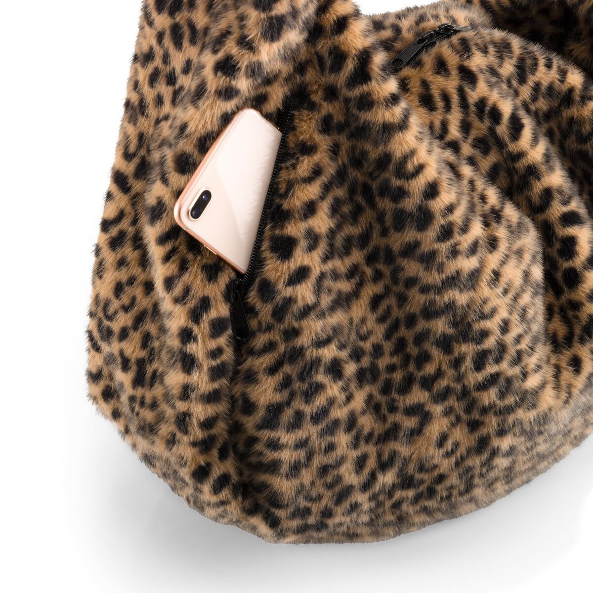 Torba MOONBAG, leo fake fur