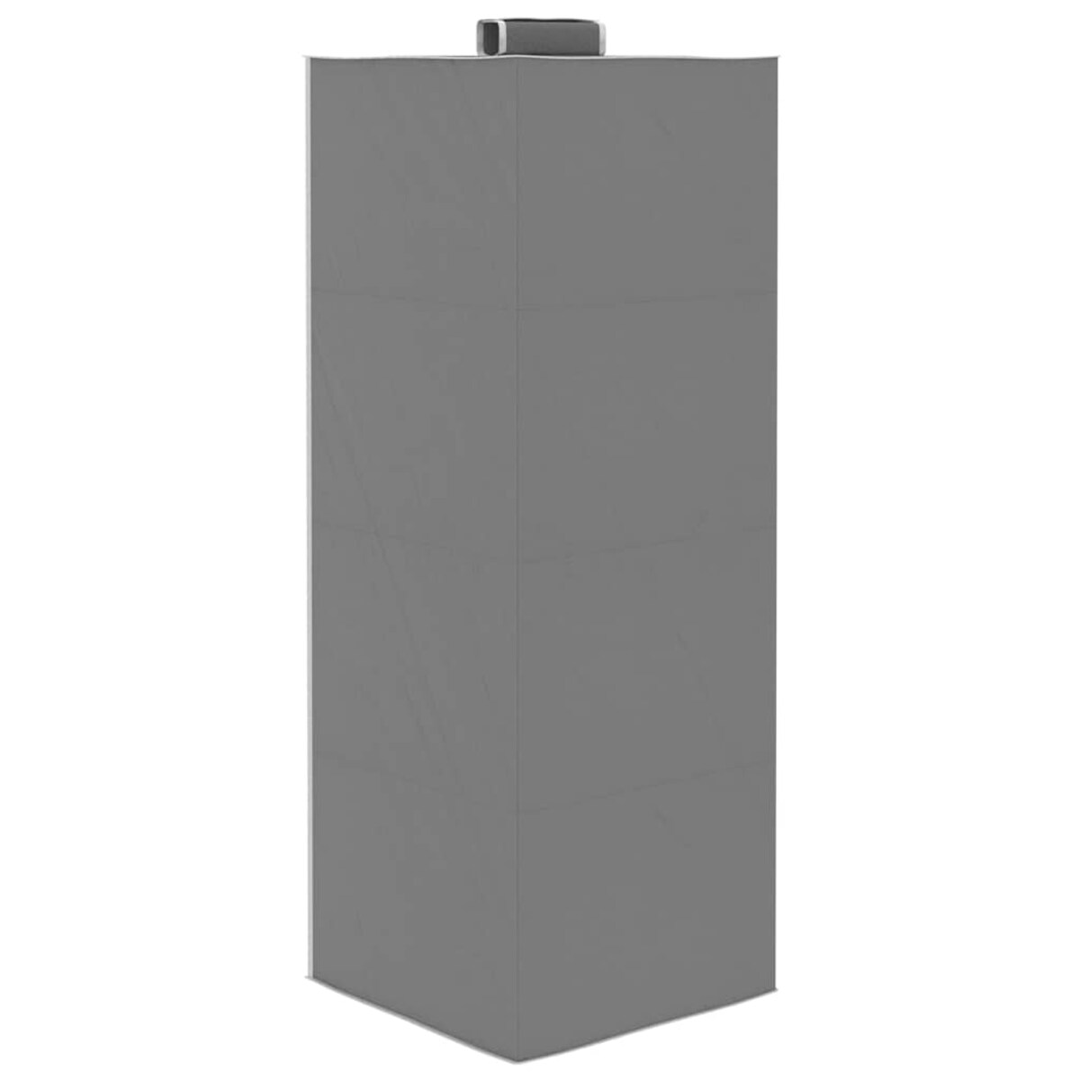 vidaXL Wiszące organizery do szafy, 2 szt., z 4 półkami, tkanina