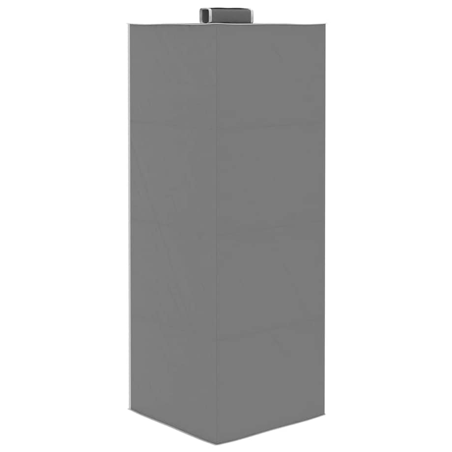 vidaXL Wiszące organizery do szafy, 2 szt., z 4 półkami, tkanina