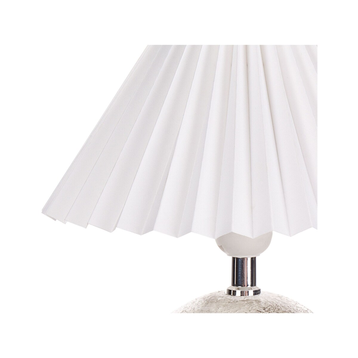 Zestaw 2 lampek nocnych ceramicznych biały ZEYI