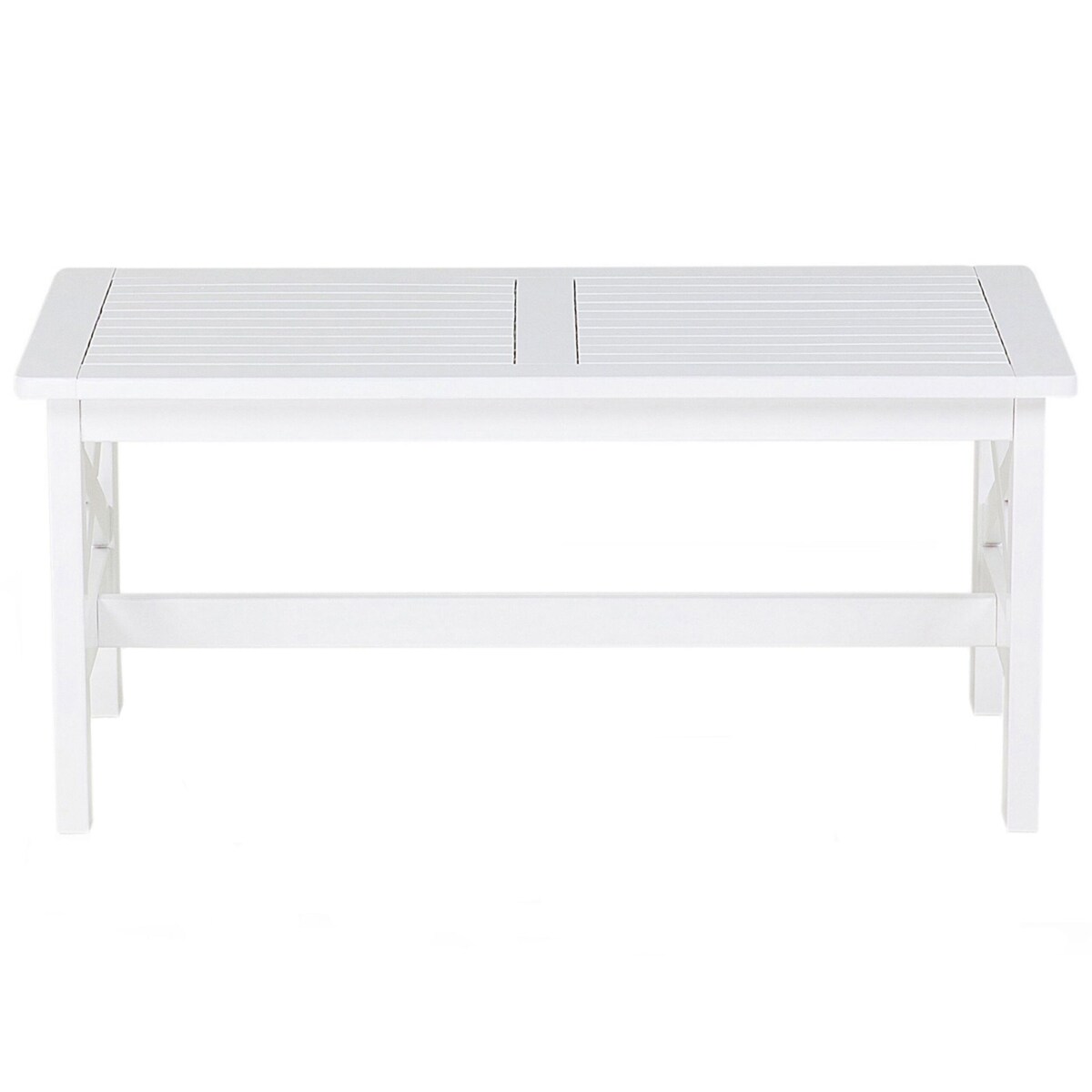 Stół ogrodowy 100 x 55 cm biały BALTIC