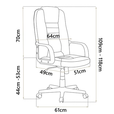 Fotel Sofotel 518B czarny-brązowy black-brown