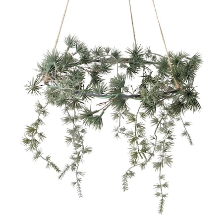 Ozdobny wieniec ręcznie wykonany KIEFER, Ø35 cm