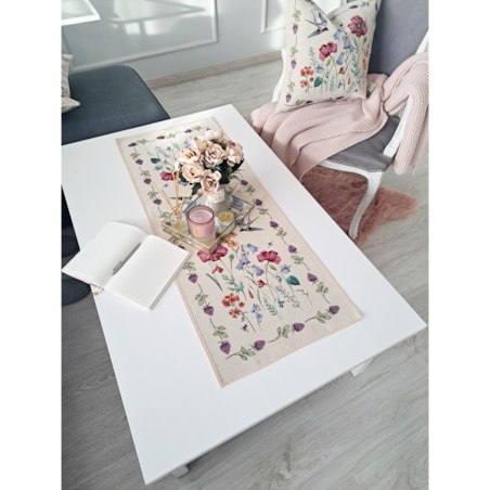 Poszewka Na Poduszkę Jasiek 45X45 Cm Żakardowa Dekoracyjna Ozdobna Meadow