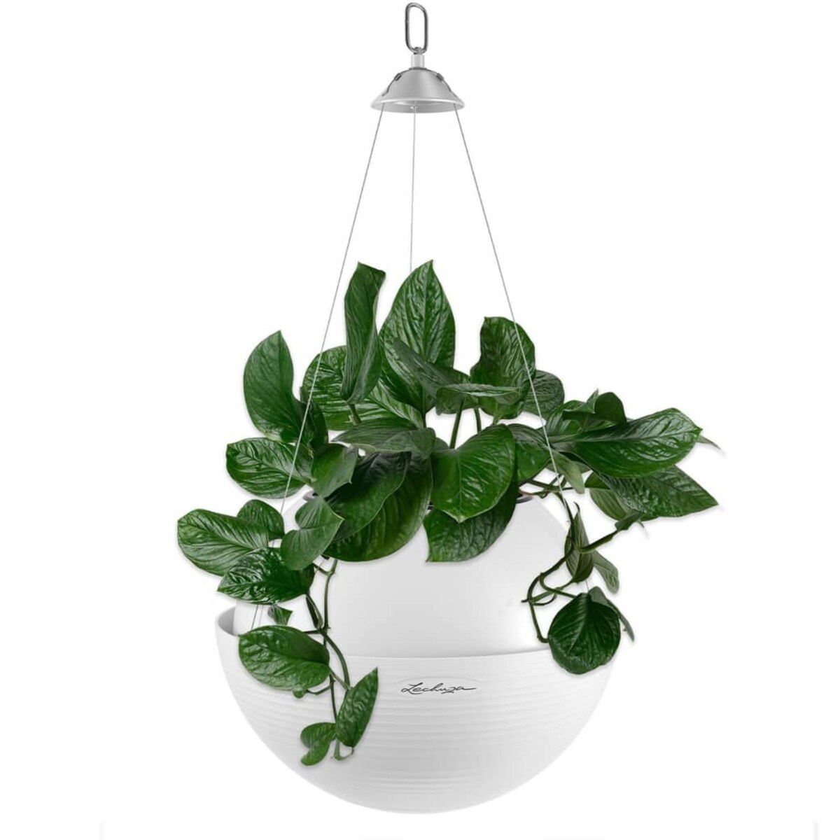 LECHUZA Donica wisząca BOLA Color 32 ALL-IN-ONE, biała
