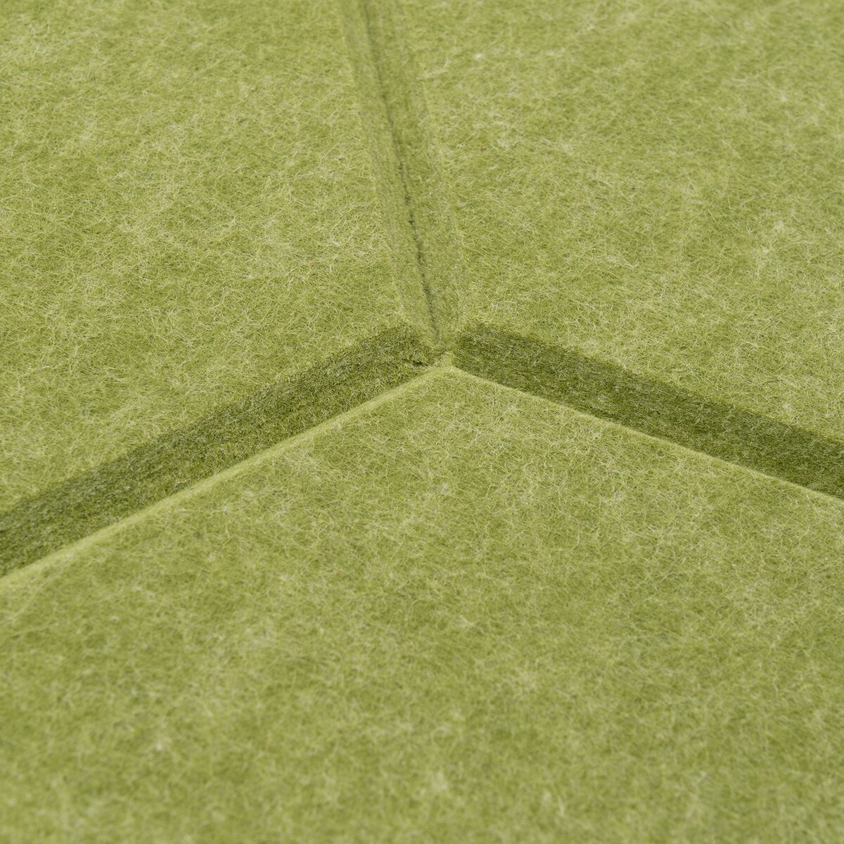 Zestaw 2 szt panel filcowy Felly 40x46 cm płytka heksagon zielony