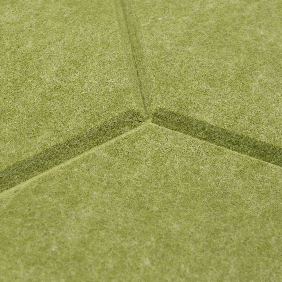 Zestaw 2 szt panel filcowy Felly 40x46 cm płytka heksagon zielony