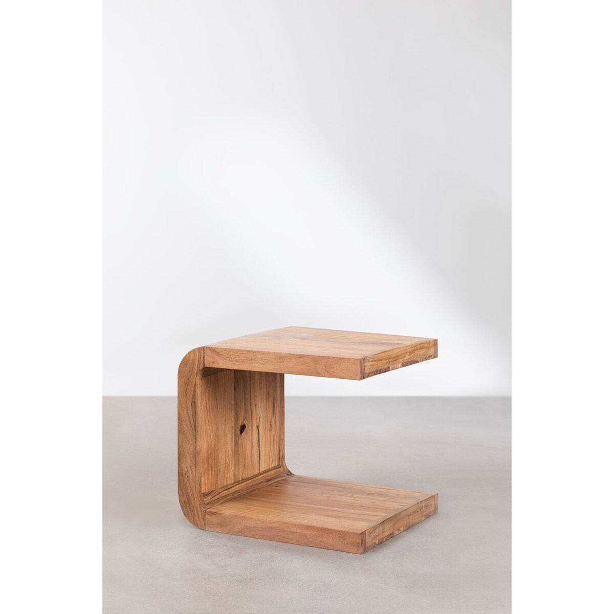 Stolik pomocniczy boczny drewno akacjowe Noya