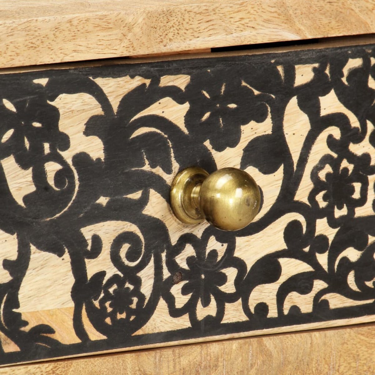 vidaXL Szafka pod TV, 100x30x45 cm, lite drewno mango