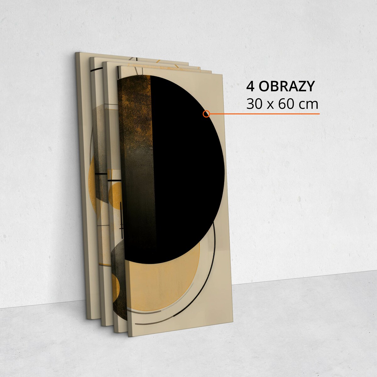 Obraz na płótnie Abstrakcyjne koła 120x60cm