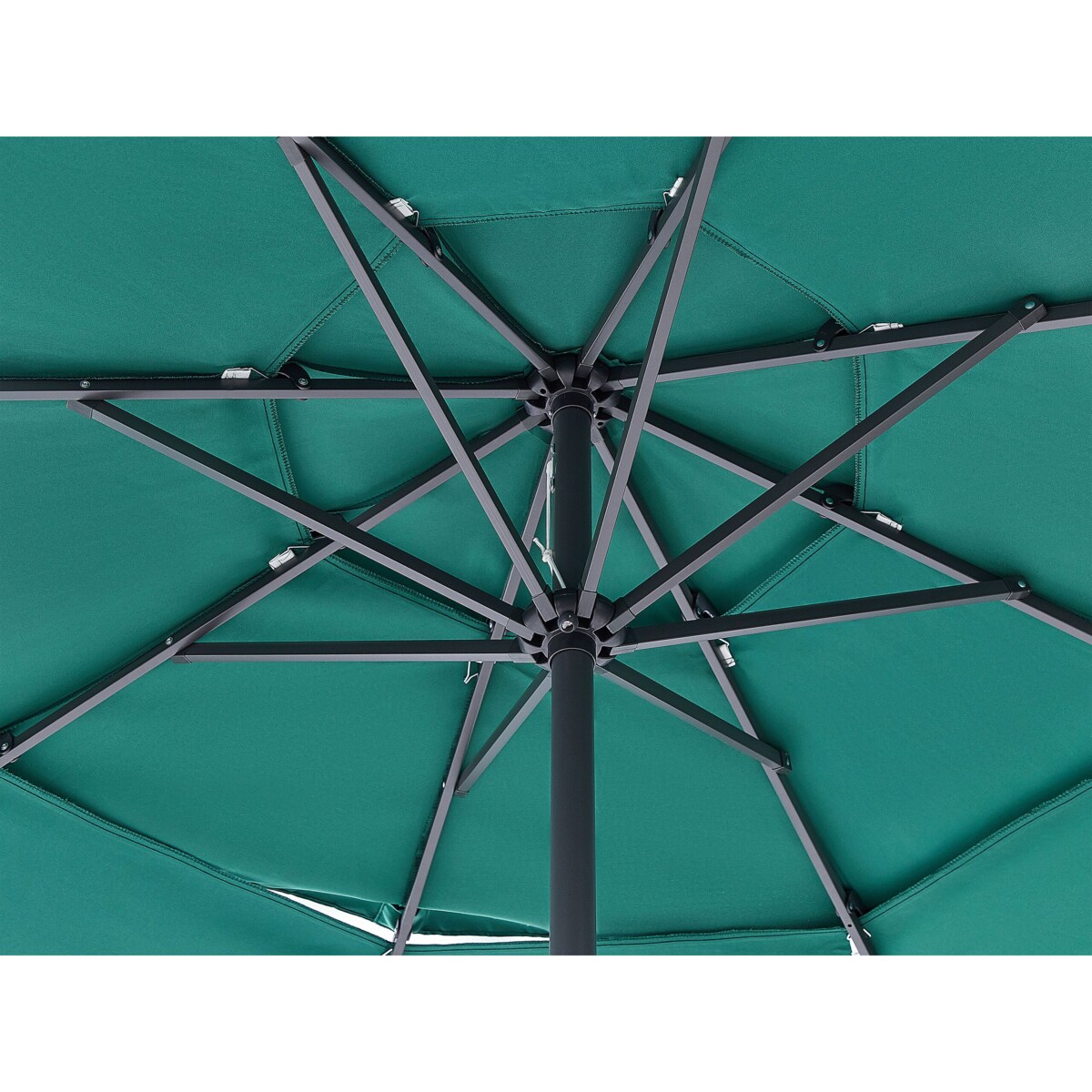 Parasol ogrodowy ⌀ 285 cm zielony BIBIONE