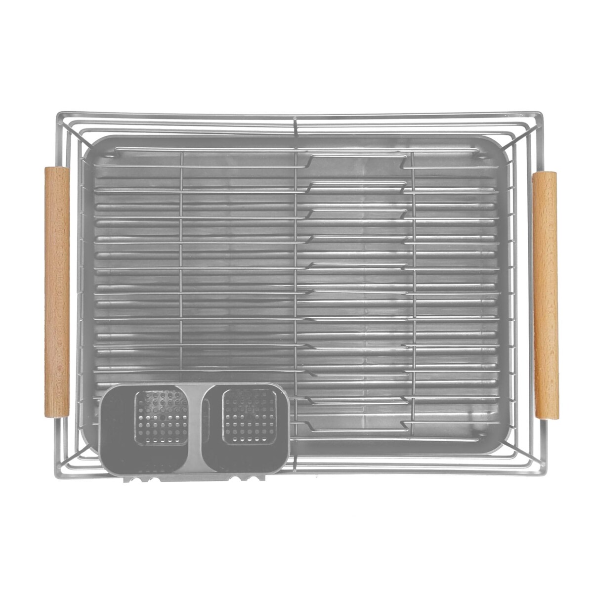 Suszarka do naczyń stojąca 42.5x32x15.5cm szara KINGHOFF