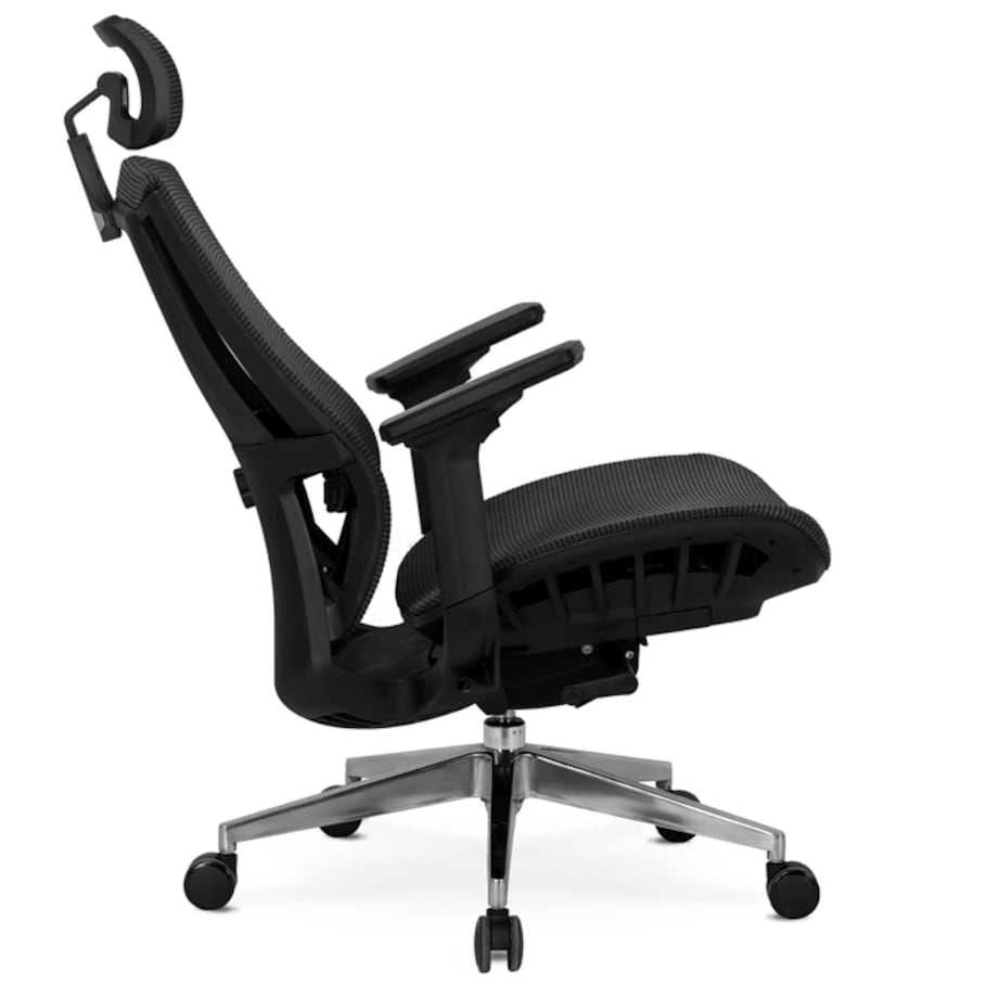 Fotel gamingowy obrotowy ergonomiczny regulowany do biurka czarny DYLAN