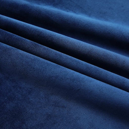 vidaXL Zasłony z haczykami, 2 szt., aksamitne, granatowe, 140x225 cm
