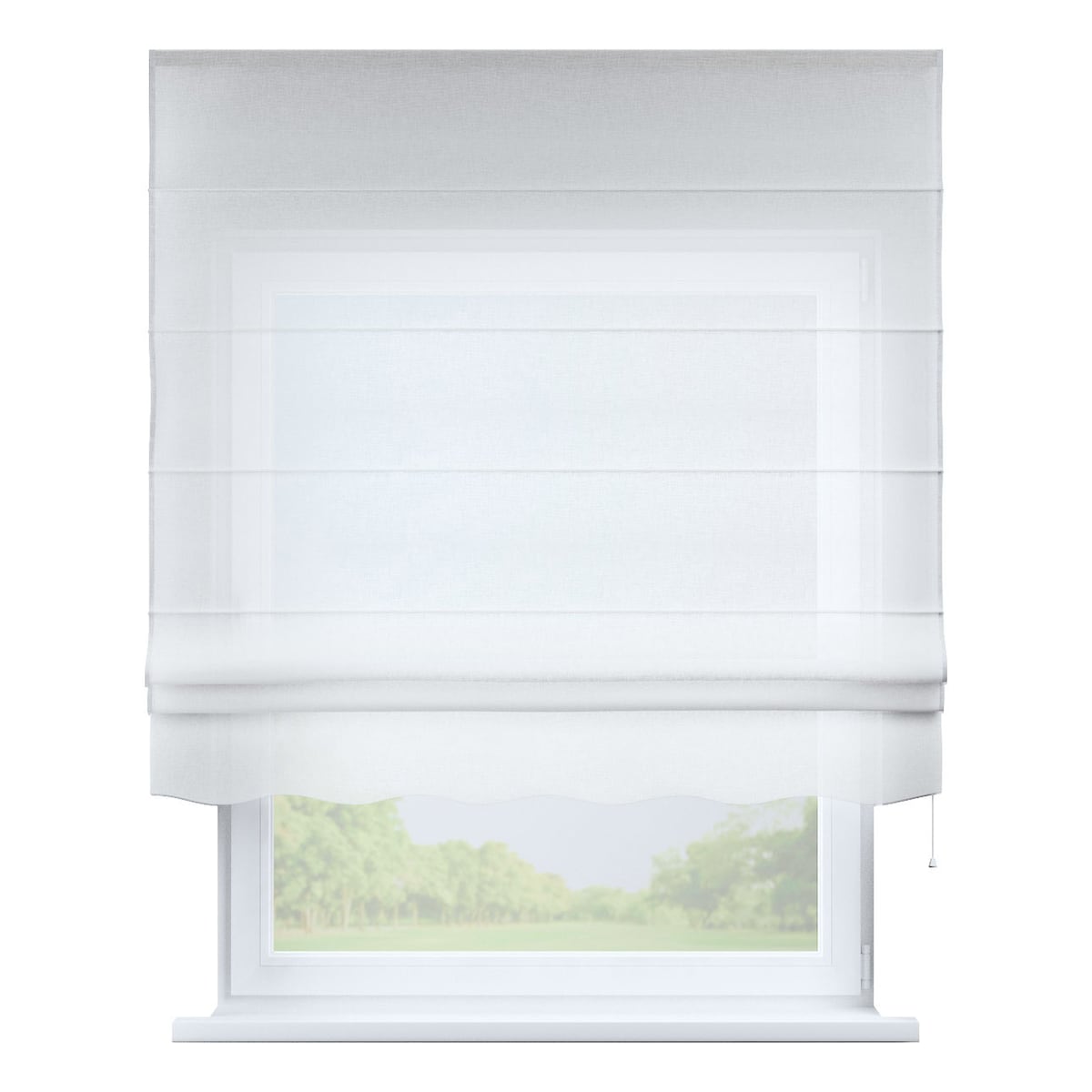 Roleta rzymska Florencja 120x150 prześwitująca ecru