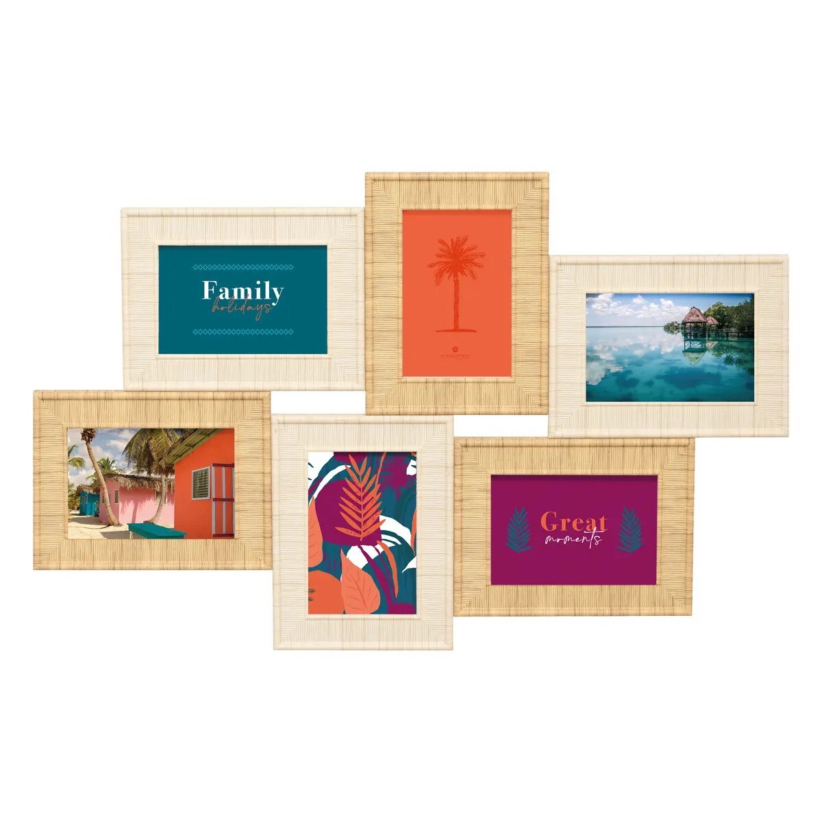 Multiramka na 6 zdjęć Théa 64,5x2x41 cm