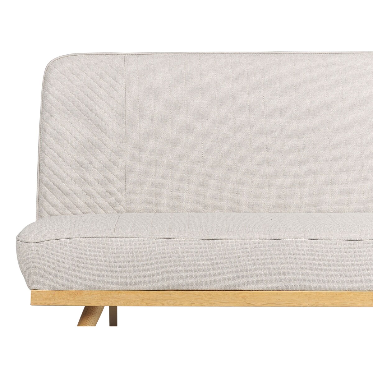 Sofa rozkładana KALFAFELL Beżowy dla 2 osób