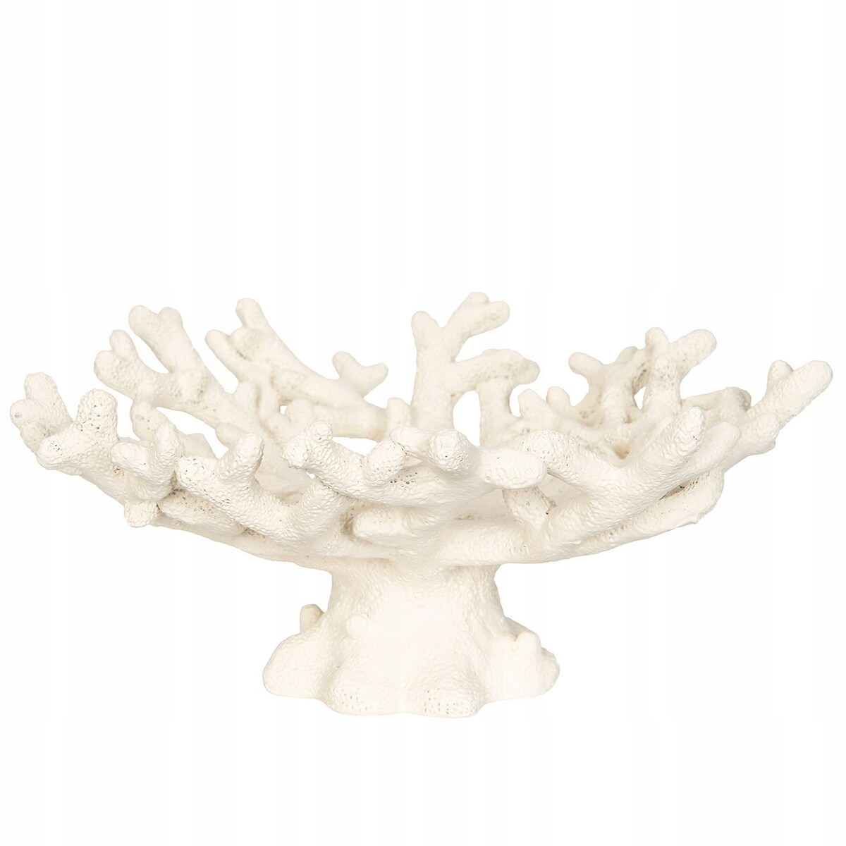 PATERA NA NÓŻCE OWOCE BIAŁA RAFA KORALOWA marynistyka do salonu domu duża