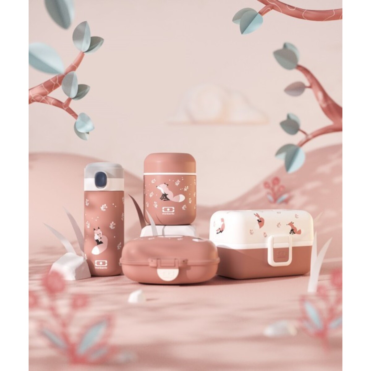 Termos obiadowy dziecięcy Fox Capsule, 280 ml, Monbento