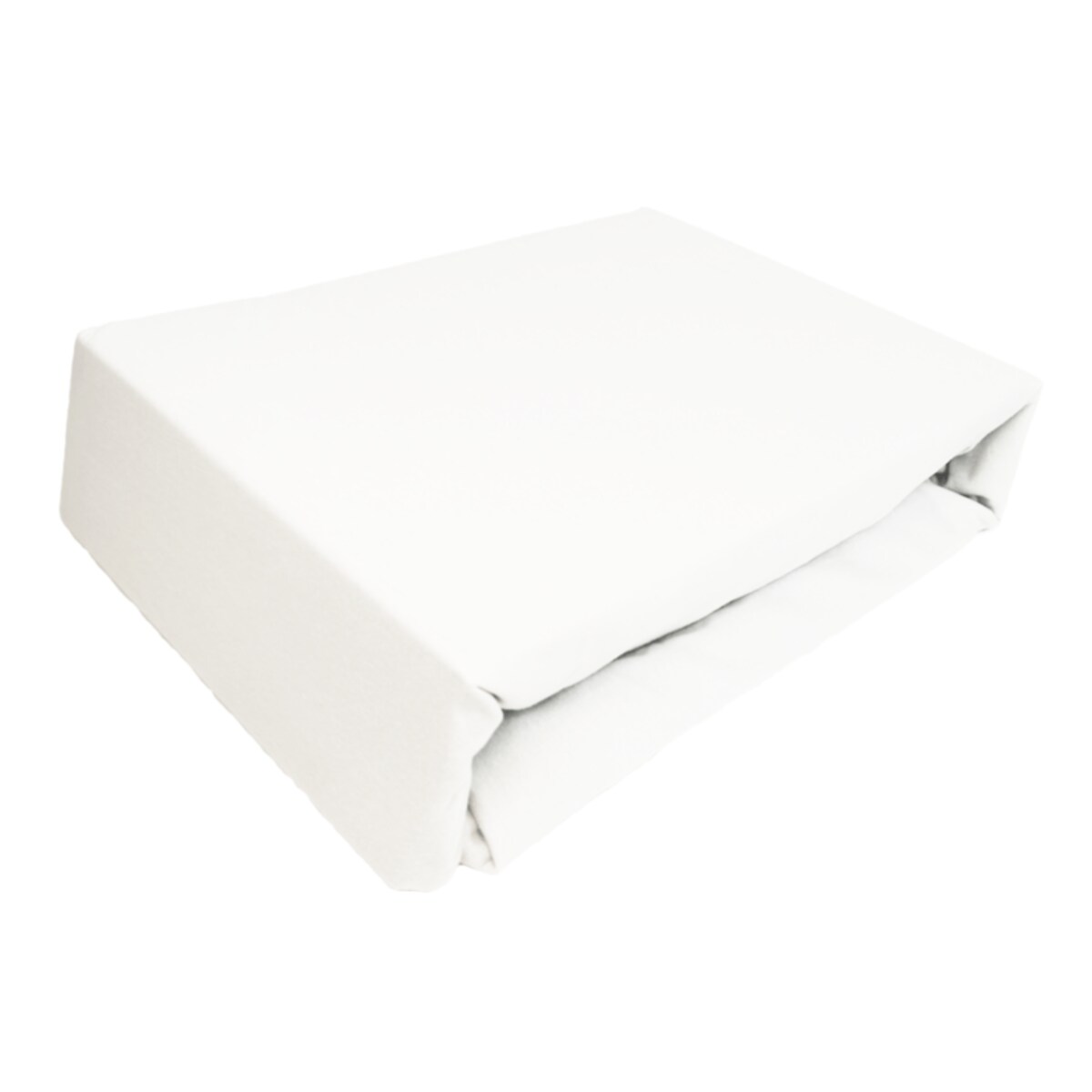 Prześcieradło z gumką JERSEY bawełna czesana 90x200 POLSKIE GRUBE BIAŁE WYSOKI MATERAC 25 CM