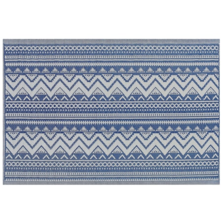 Dywan zewnętrzny 120 x 180 cm niebieski NAGPUR