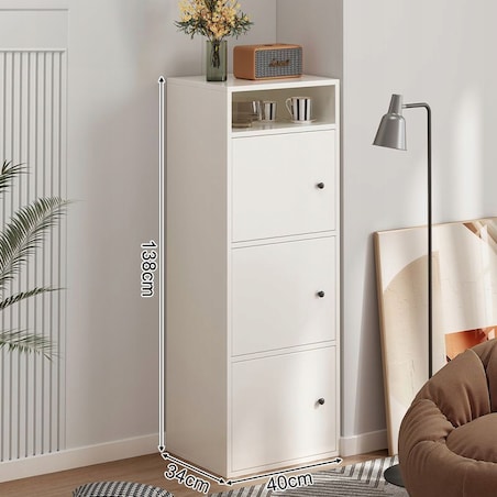 Regał Industrialny Stojący Półka Na Książki Wysoki Duży Nowoczesny 140 Cm