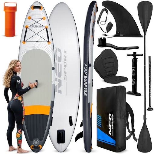 Deska SUP do pływania pompowana Paddle Aquasurf Neo-Sport 320cm ZESTAW