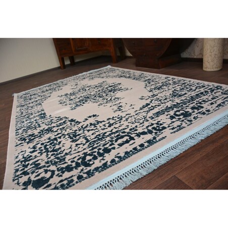 Dywan AKRYL MANYAS 192AA Szary/Niebieski 80x300 cm