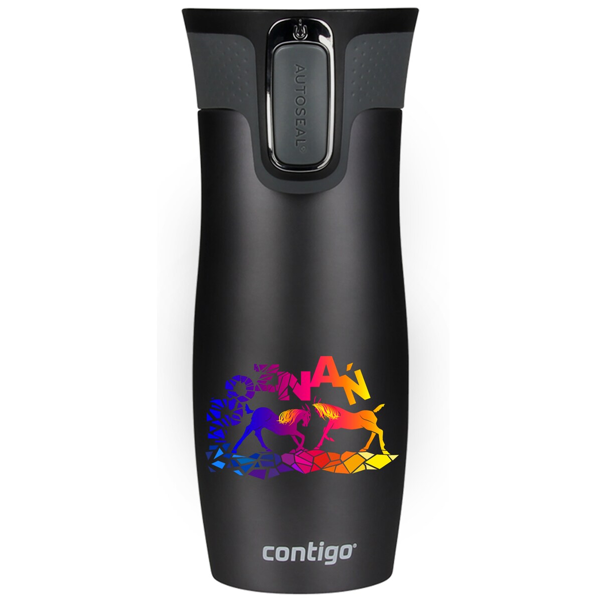 Kubek termiczny Contigo West Loop 2.0 470 ml - Poznań - grafitowy