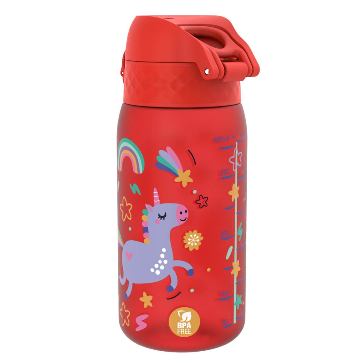 Butelka ION8 I8RF350PRUNI Unicorns (Red)