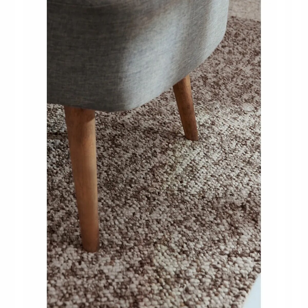 Chodnik płasko tkany do korytarza, przedpokoju 80x240cm, szara pętelka