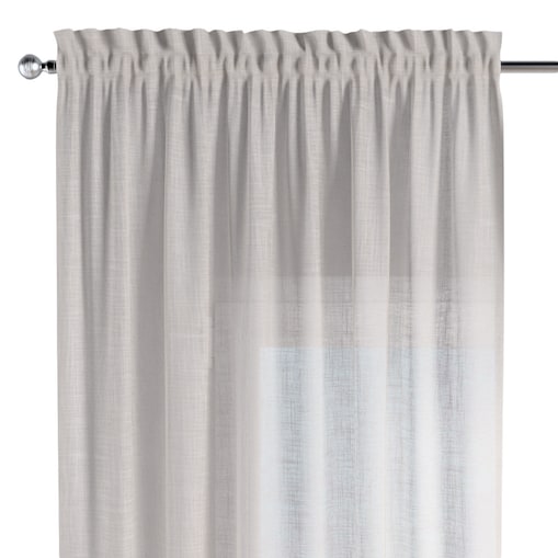 Zasłona na kanale z grzywką 1 szt. 130x245 beżowy