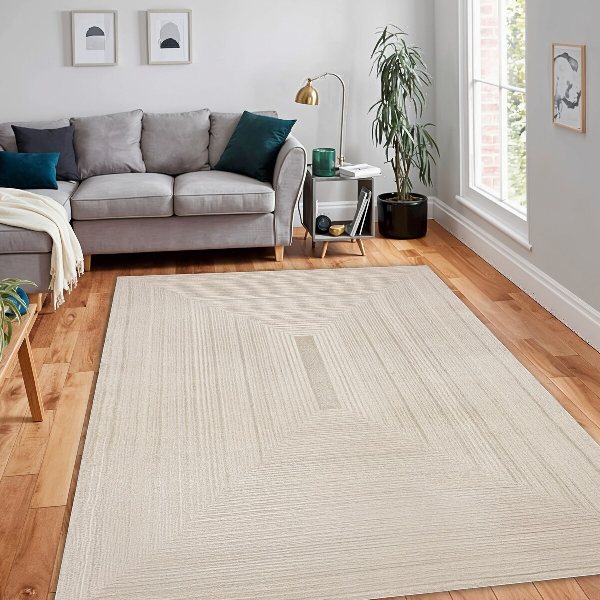 Dywan BALANCE 8788 taupe - Geometryczny, 240x330 cm