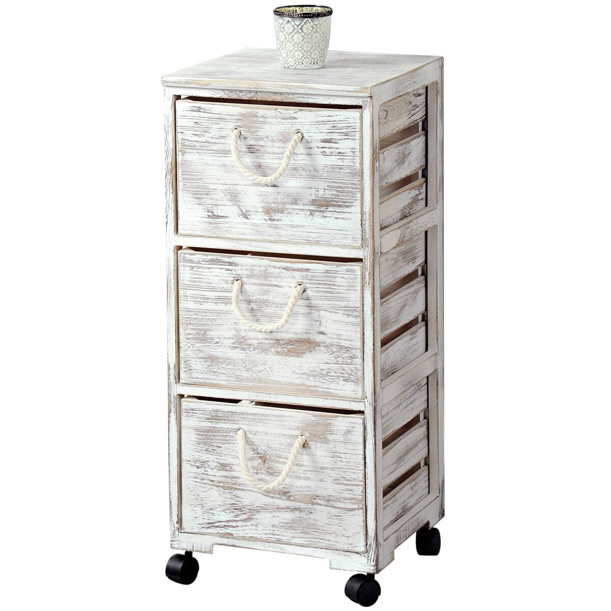 Mobilny regał z szufladami, organizer kuchenny na kółkach