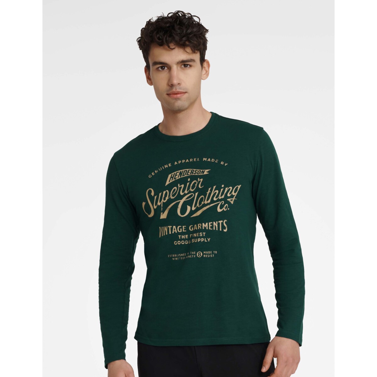 Piżama Imress 40952-79X Ciemnozielono-Czarny Ciemnozielony-Czarny, XL