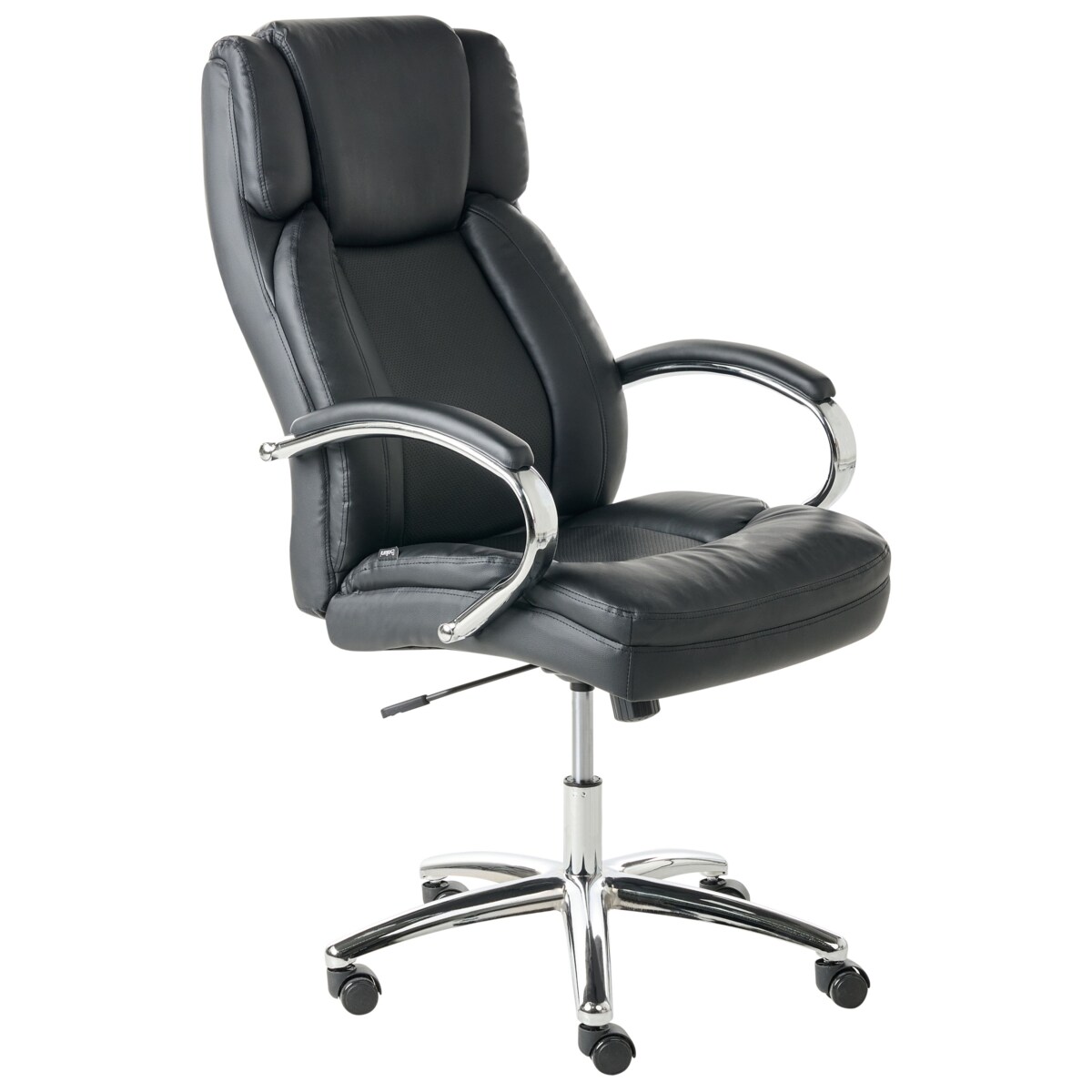 Fotel biurowy Obrotowy HONOR Ekoskóra Czarny