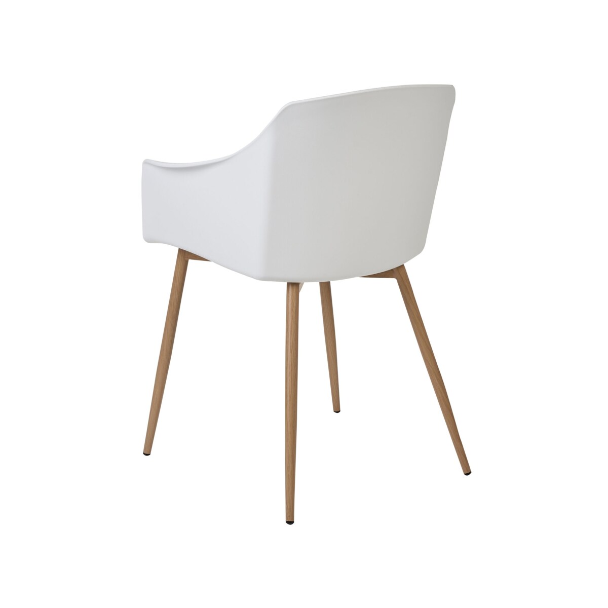 Zestaw 2 krzeseł do jadalni białe FONDA II