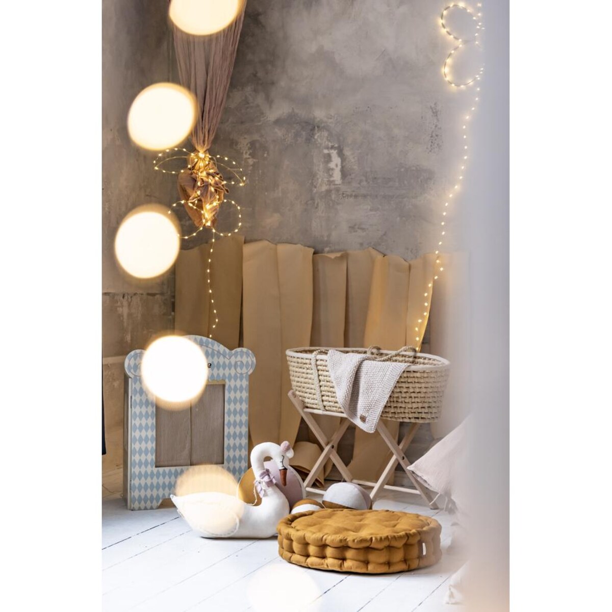 Kocyk Sensoryczny dla Noworodka- Beżowy - 70x50cm