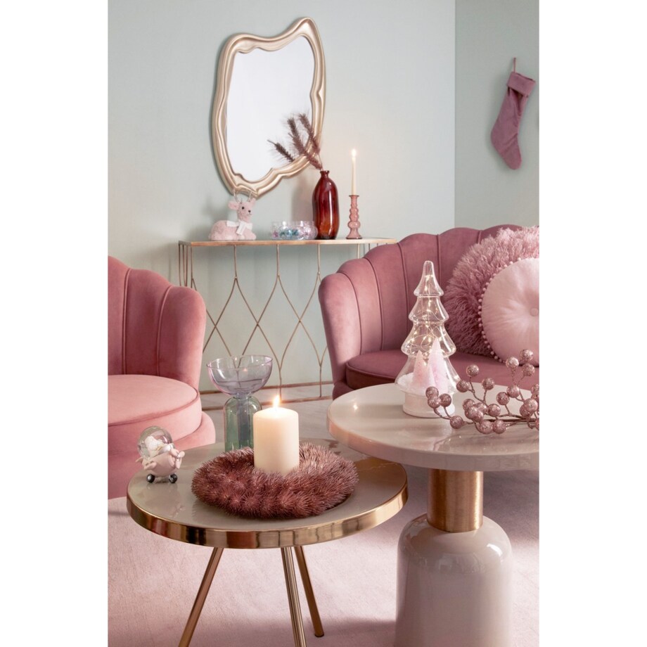 BIZZOTTO stolik kawowy KESAR beżowy / złoty