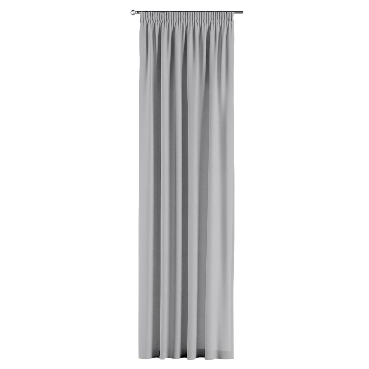 Zasłona na taśmie marszczącej 1 szt. 130x245 srebrny