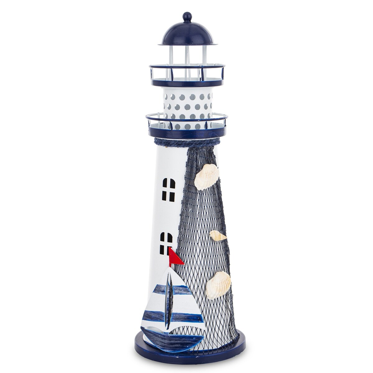 Dekoracja LED - LATARNIA MORSKA 28,5x9,5x9,5 cm
