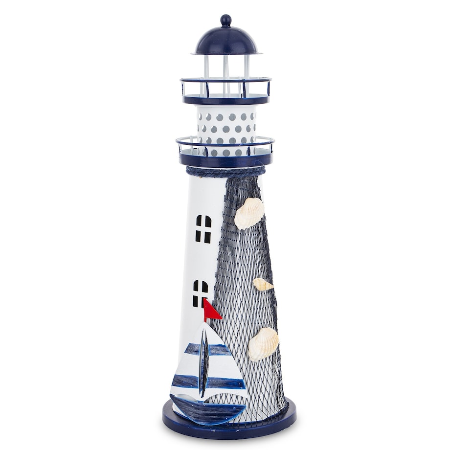 Dekoracja LED - LATARNIA MORSKA 28,5x9,5x9,5 cm