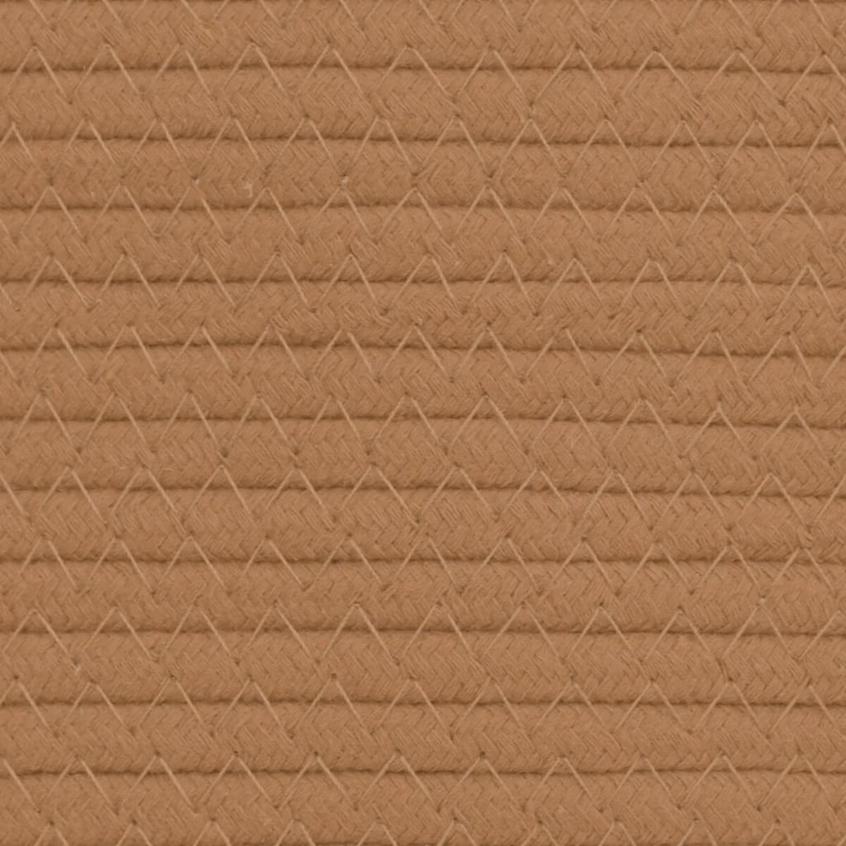 vidaXL Kosz do przechowywania, brązowo-biały, Ø40x35 cm, bawełna