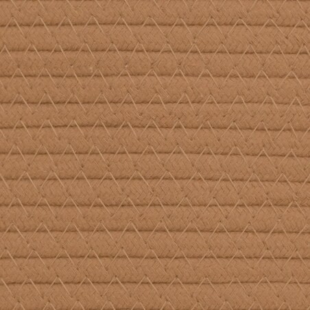 vidaXL Kosz do przechowywania, brązowo-biały, Ø40x35 cm, bawełna